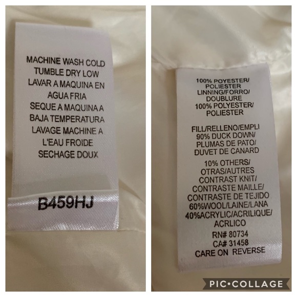 BCBG MAXAZRIA white puff coat - Picture 8 of 8